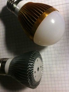 Entkernte LED-Lampe
